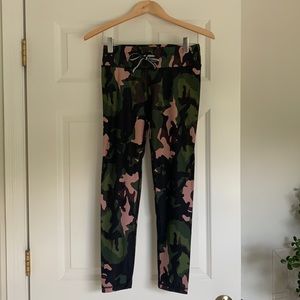 THE UPSIDE, gently used pink camo leggings